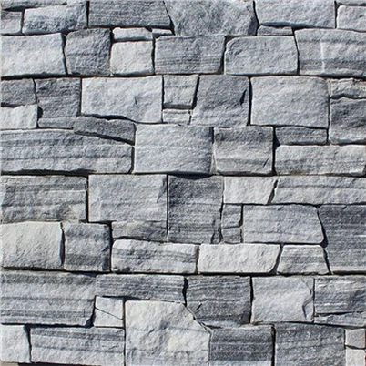 سنگهای روکش کوارتزیت خاکستری دکو برای دیوارها JRN-050