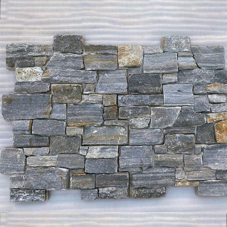 Natural Stone Quartzite Puzzle Shape Wall Panels JRN-040