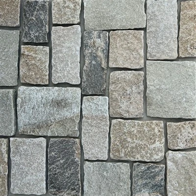 سنگ طبیعی سست قلعه شکل بژ زنگ زده JRSC-054